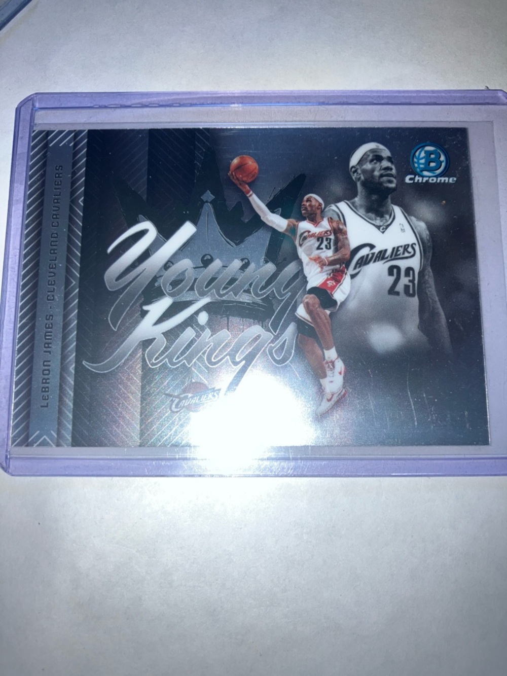 2025 Topps LeBron James Cavaliers Young Kings Basketball Card NM+